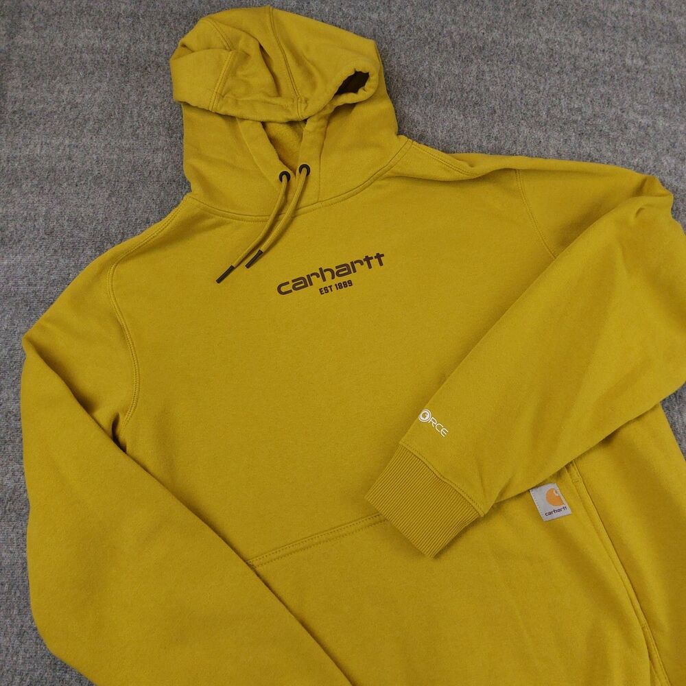 Carhartt Force Relaxed Fit Lightweight Logo Graphic Sweatshirt Hoodie Men's Med